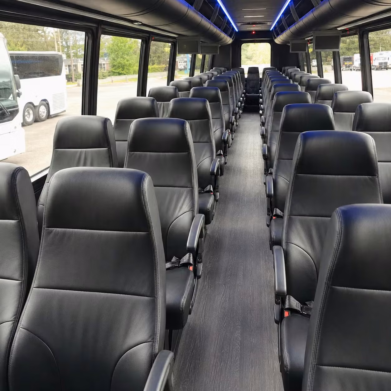 28 passenger minibus interior