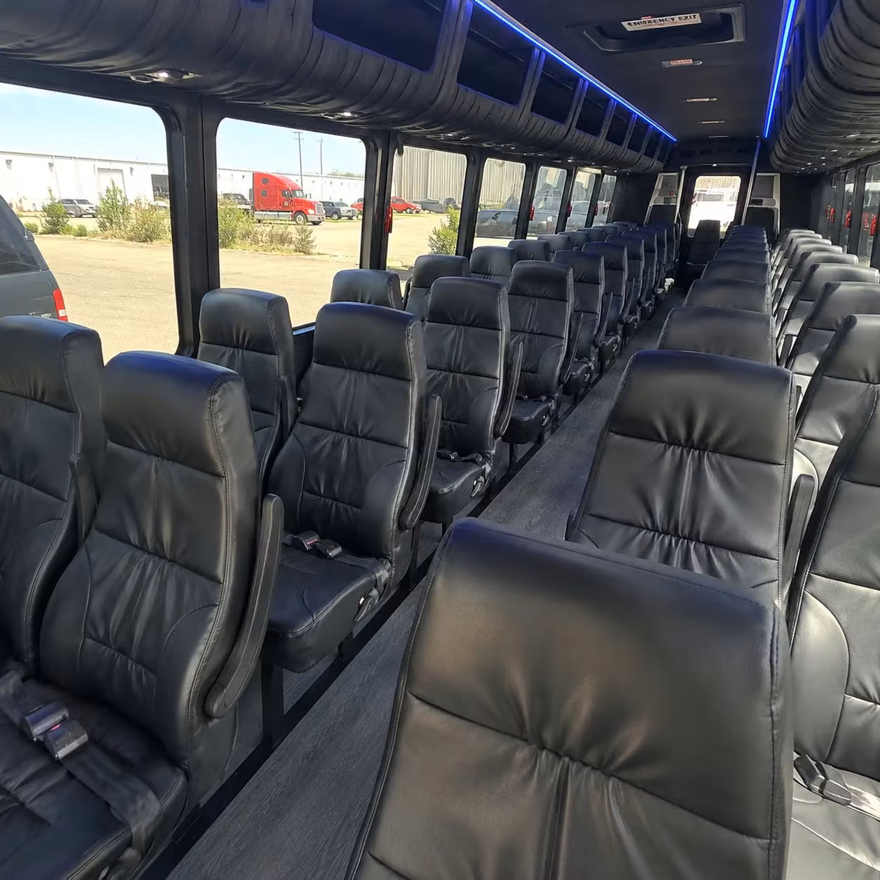 30 passenger minibus interior