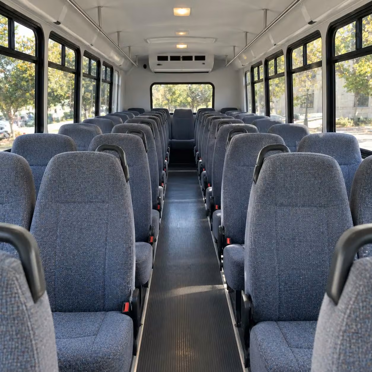35 passenger minibus inside