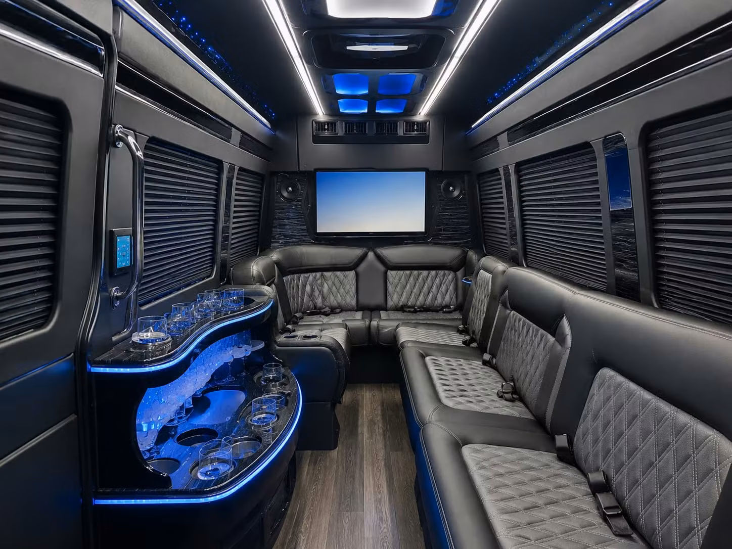 bus rental options for clearwater trips
