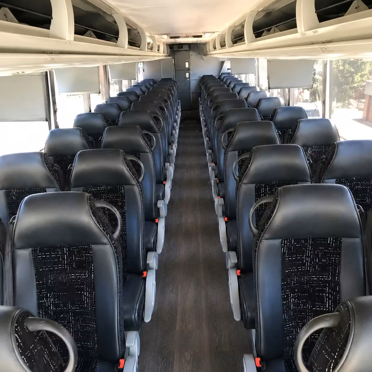 clearwater charter bus interior